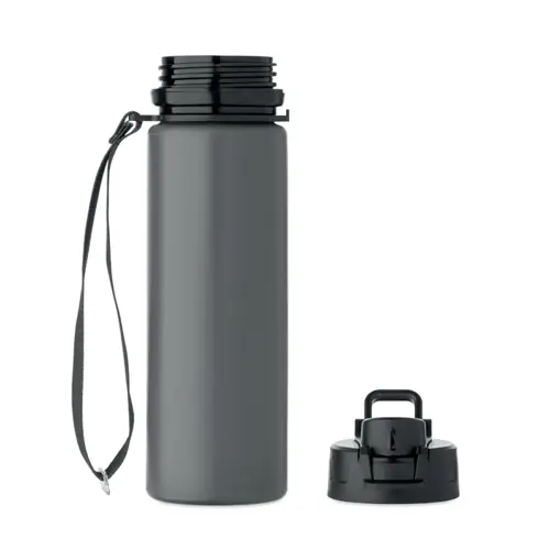 Borraccia in silicone pieghevole con coperchio a beccuccio da 500ml