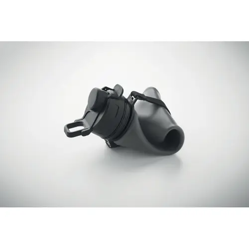 Borraccia in silicone pieghevole con coperchio a beccuccio da 500ml
