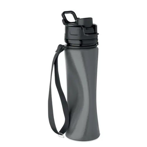 Borraccia in silicone pieghevole con coperchio a beccuccio da 500ml