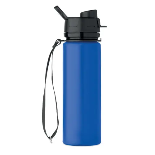 Borraccia in silicone pieghevole con coperchio a beccuccio da 500ml