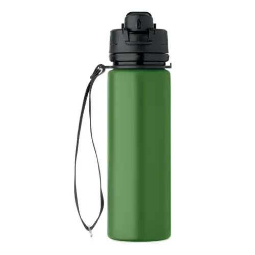 Borraccia in silicone pieghevole con coperchio a beccuccio da 500ml
