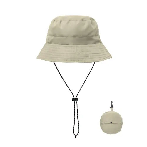 Cappello alla pescatora idrorepellente pieghevole con custodia e moschettone 65gr