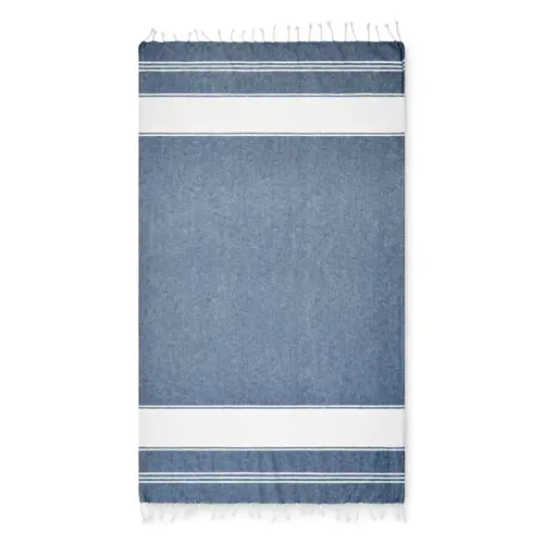 Borsa da spiaggia con telo hammam in cotone e poliestere da 180gr 50x14x38cm