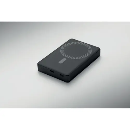 Power bank in alluminio riciclato magnetico con ricarica veloce da 10000 mAh