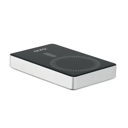 Power bank in alluminio riciclato magnetico con ricarica veloce da 10000 mAh