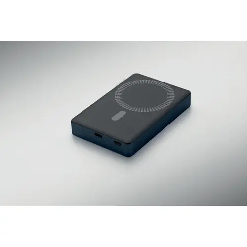 Power bank in alluminio riciclato magnetico con ricarica veloce da 10000 mAh