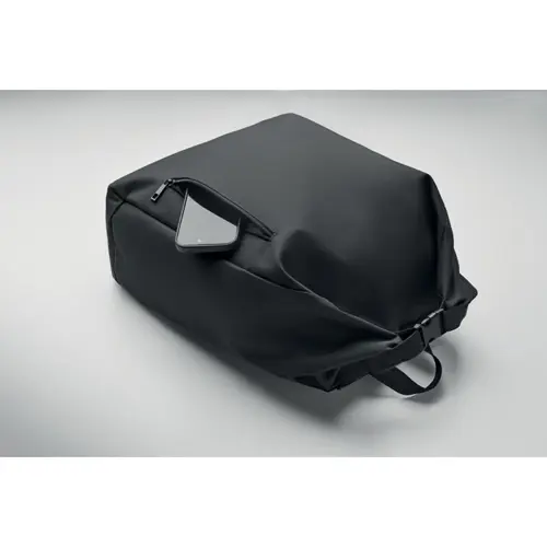 Zaino porta PC 15'' rolltop in poliestere 600D RPET spallacci regolabili