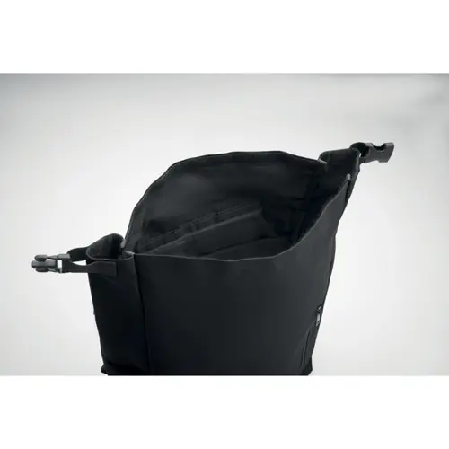 Zaino porta PC 15'' rolltop in poliestere 600D RPET spallacci regolabili