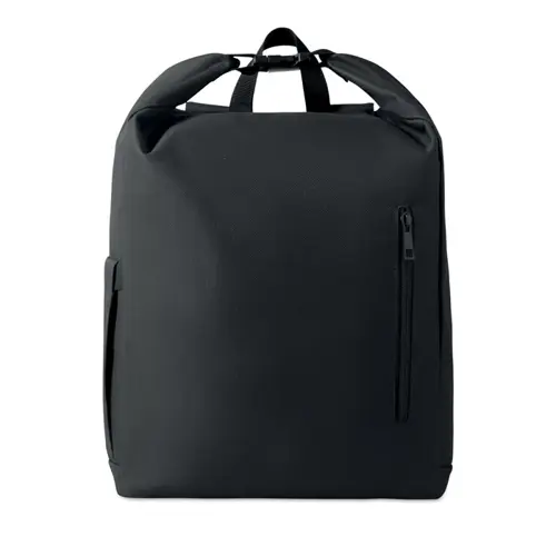 Zaino porta PC 15'' rolltop in poliestere 600D RPET spallacci regolabili