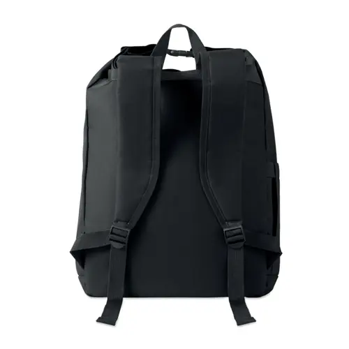 Zaino porta PC 15'' rolltop in poliestere 600D RPET spallacci regolabili