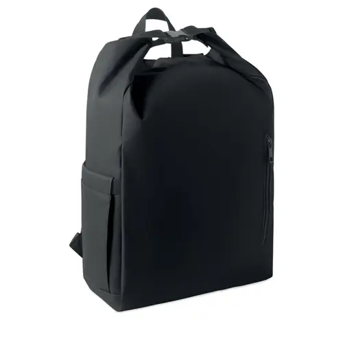 Zaino porta PC 15'' rolltop in poliestere 600D RPET spallacci regolabili
