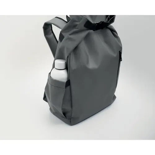 Zaino porta PC 15'' rolltop in poliestere 600D RPET spallacci regolabili
