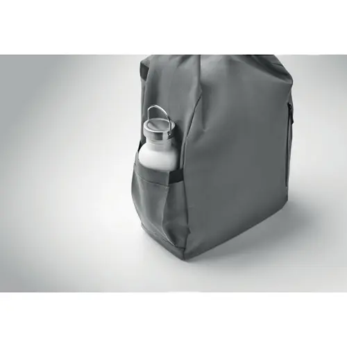 Zaino porta PC 15'' rolltop in poliestere 600D RPET spallacci regolabili