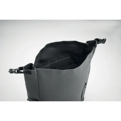 Zaino porta PC 15'' rolltop in poliestere 600D RPET spallacci regolabili