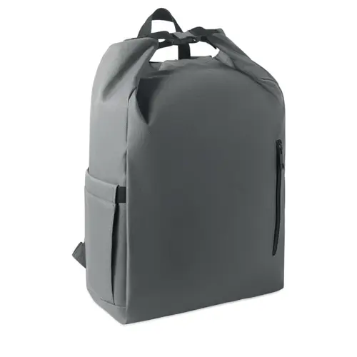 Zaino porta PC 15'' rolltop in poliestere 600D RPET spallacci regolabili