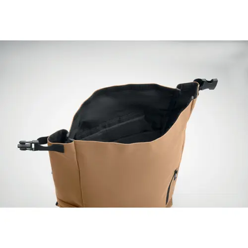 Zaino porta PC 15'' rolltop in poliestere 600D RPET spallacci regolabili
