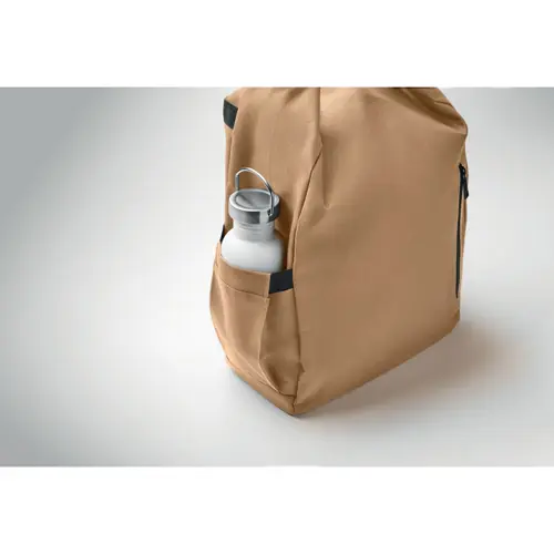 Zaino porta PC 15'' rolltop in poliestere 600D RPET spallacci regolabili