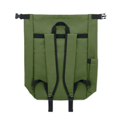 Zaino porta PC 15'' rolltop in poliestere 600D RPET spallacci regolabili