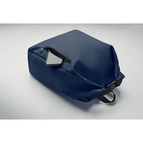 Zaino porta PC 15'' rolltop in poliestere 600D RPET spallacci regolabili