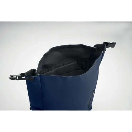 Zaino porta PC 15'' rolltop in poliestere 600D RPET spallacci regolabili