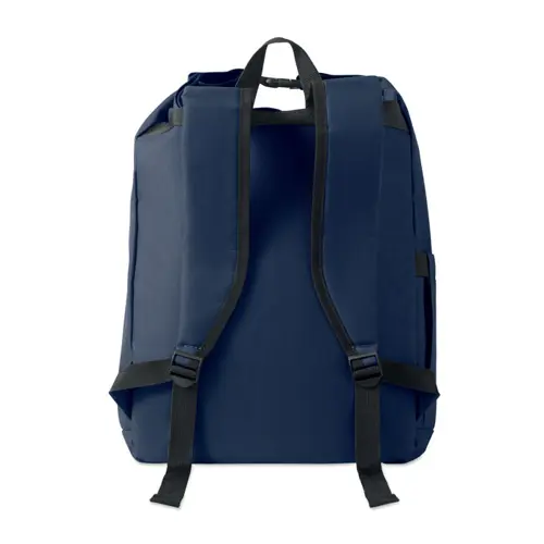 Zaino porta PC 15'' rolltop in poliestere 600D RPET spallacci regolabili