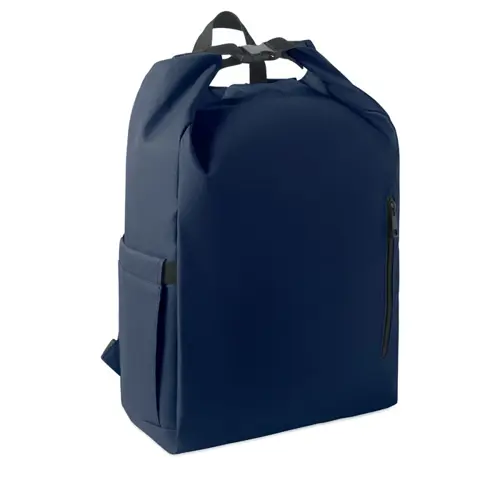 Zaino porta PC 15'' rolltop in poliestere 600D RPET spallacci regolabili
