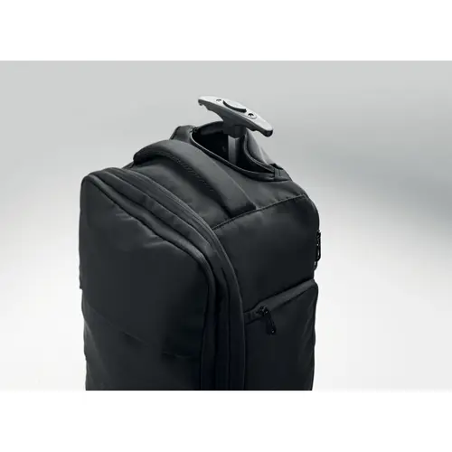 Zaino trolley in RPET porta pc da 15" con tasca termica con zip
