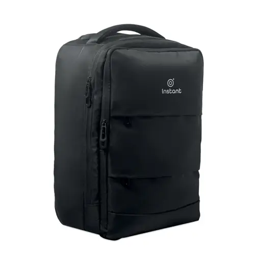 Zaino trolley in RPET porta pc da 15" con tasca termica con zip