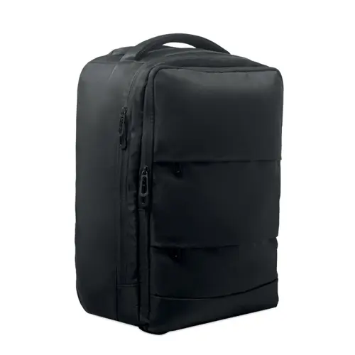 Zaino trolley in RPET porta pc da 15" con tasca termica con zip