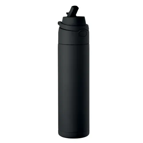 Borraccia in acciaio inox riciclato con beccuccio e manico da 500ml
