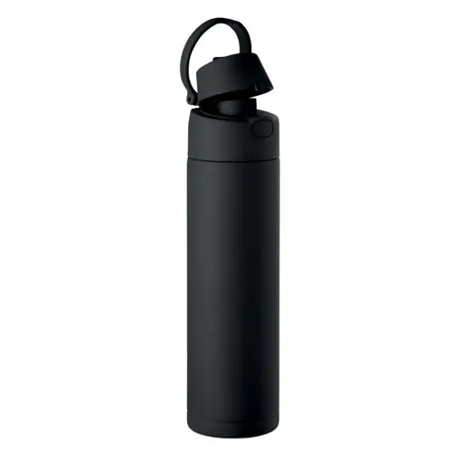 Borraccia in acciaio inox riciclato con beccuccio e manico da 500ml