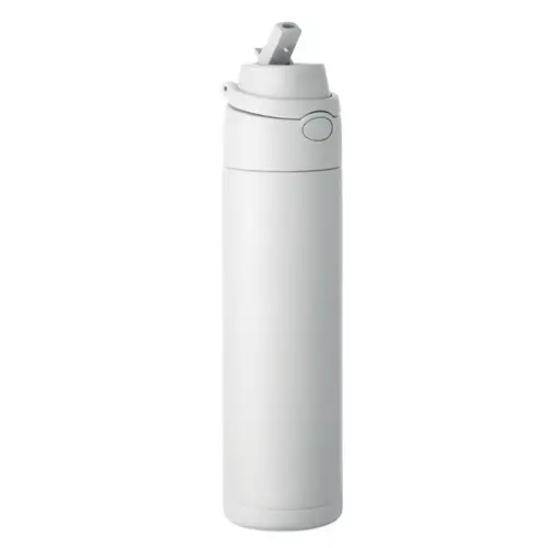 Borraccia in acciaio inox riciclato con beccuccio e manico da 500ml
