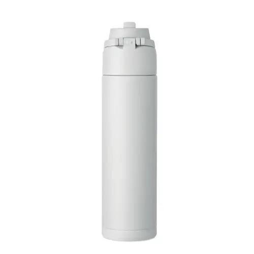 Borraccia in acciaio inox riciclato con beccuccio e manico da 500ml