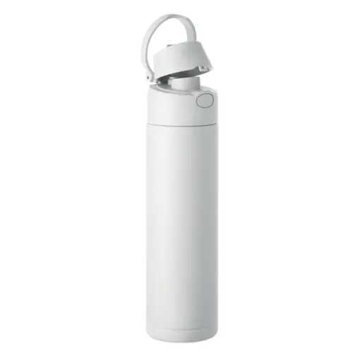 Borraccia in acciaio inox riciclato con beccuccio e manico da 500ml