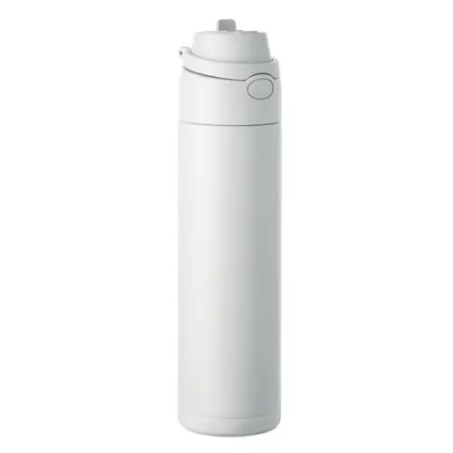 Borraccia in acciaio inox riciclato con beccuccio e manico da 500ml