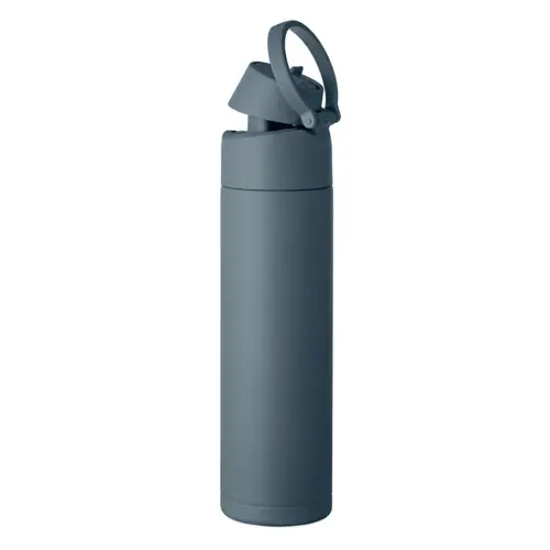 Borraccia in acciaio inox riciclato con beccuccio e manico da 500ml