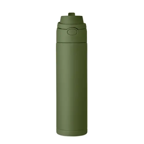 Borraccia in acciaio inox riciclato con beccuccio e manico da 500ml