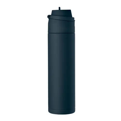 Borraccia in acciaio inox riciclato con beccuccio e manico da 500ml