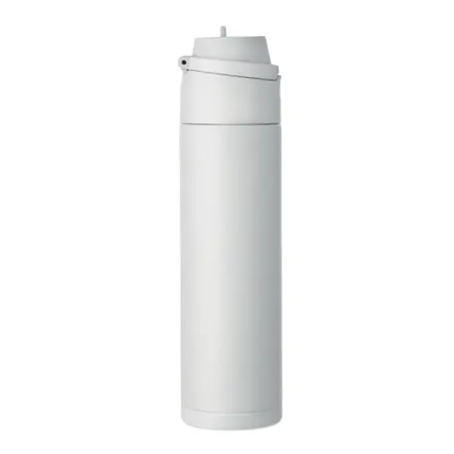 Borraccia in acciaio inox riciclato con beccuccio e manico da 750 ml