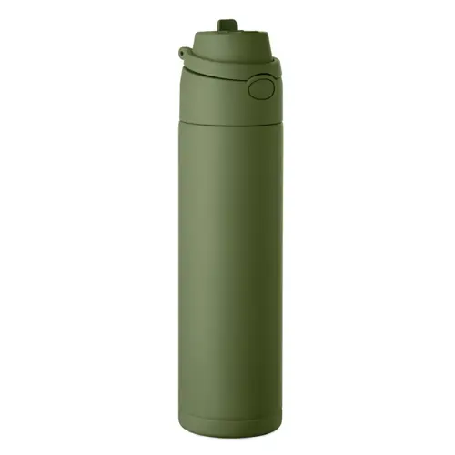 Borraccia in acciaio inox riciclato con beccuccio e manico da 750 ml