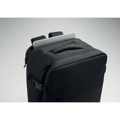 Zaino porta pc 15" da cabina in RPET estensibile con schienale e tracolla imbottiti
