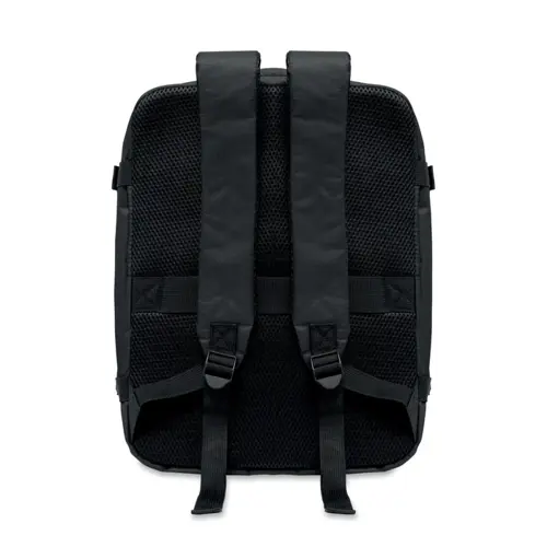 Zaino porta pc 15" da cabina in RPET estensibile con schienale e tracolla imbottiti