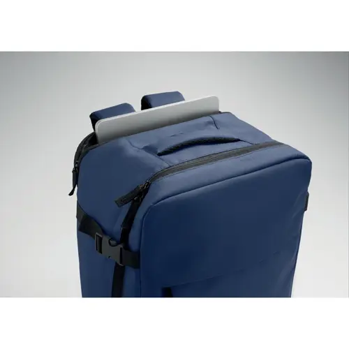 Zaino porta pc 15" da cabina in RPET estensibile con schienale e tracolla imbottiti