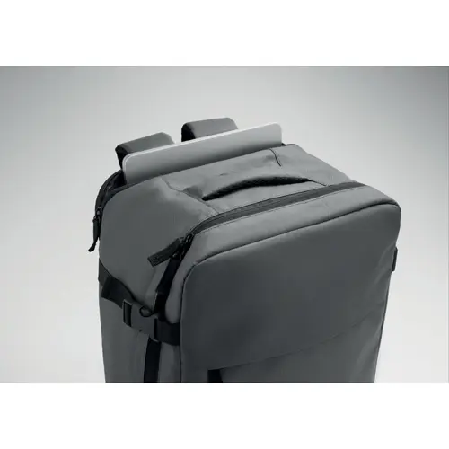 Zaino porta pc 15" da cabina in RPET estensibile con schienale e tracolla imbottiti