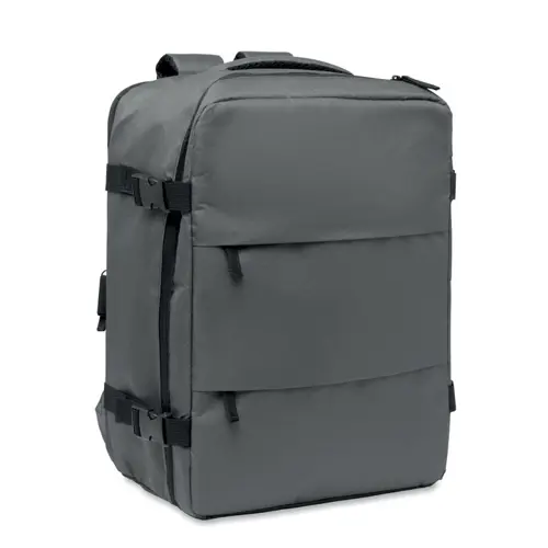Zaino porta pc 15" da cabina in RPET estensibile con schienale e tracolla imbottiti
