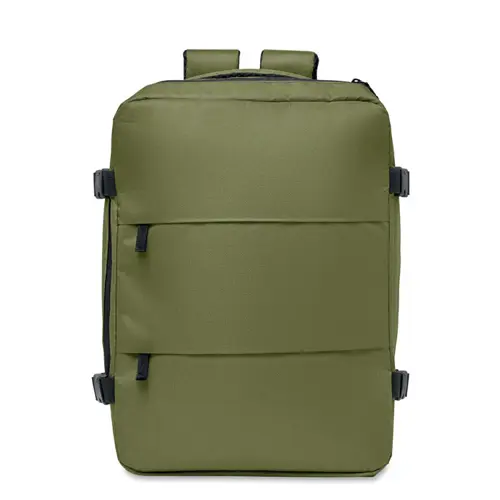 Zaino porta pc 15" da cabina in RPET estensibile con schienale e tracolla imbottiti