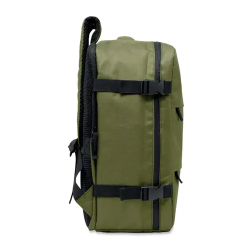 Zaino porta pc 15" da cabina in RPET estensibile con schienale e tracolla imbottiti
