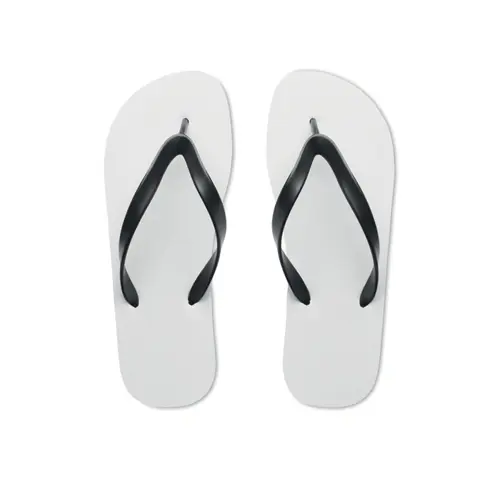 Infradito da spiaggia con strap in PVC taglia 42-44 personalizzabili in sublimazione