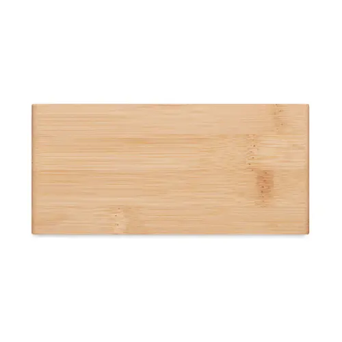 Sveglia con caricatore wireless in bambù