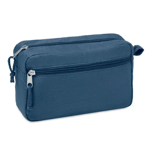 Trousse da viaggio con doppia cerniera 100% canapa 210x80x130mm